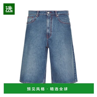 1h可退 香港直邮Erl 男士 Indiana Skate 牛仔短裤 ERL10P014