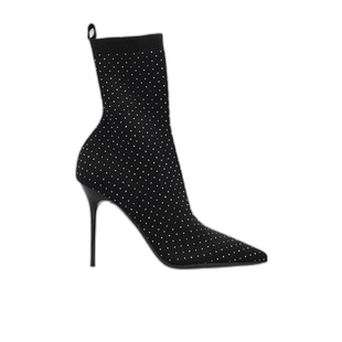 香港直邮Balmain 高跟袜式短靴女靴 YN1TA680TKYD 【付后1h可退】