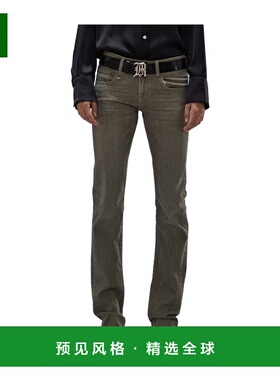香港直邮R13 女士休闲裤 R13WD091D289A SS2025 军绿色 腰带环牛