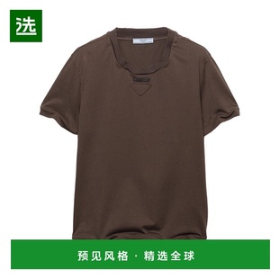 3569B12ZBSOOO普拉达下摆 T恤 香港直邮Prada 短袖