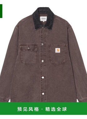 香港直邮CARHARTT 男士衬衫 I0362623AN0J SS2026 棕色 Mitch Shi