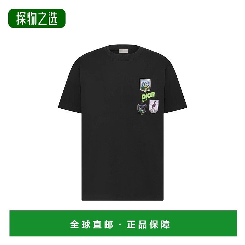 1h可退 欧洲直邮DIOR 迪奥 25秋冬 613J696E0677_C989 男士 短袖T