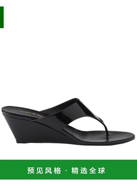 香港直邮PRADA 女士凉鞋 1Y385O069F055F0002 SS2026 黑色 人字坡