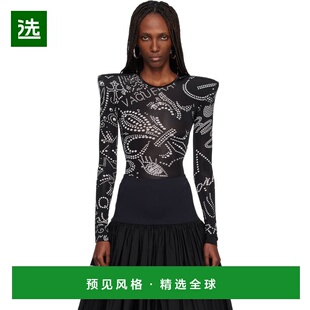 1h可退 香港直邮Vaquera 女士 黑色 Shoulder Pad 连体衣 VAQ10U1