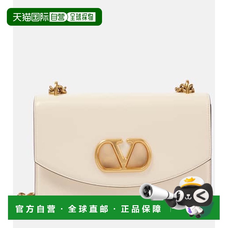 1h可退 香港直邮Valentino 华伦天奴 女士 Vain 中号皮革肩包