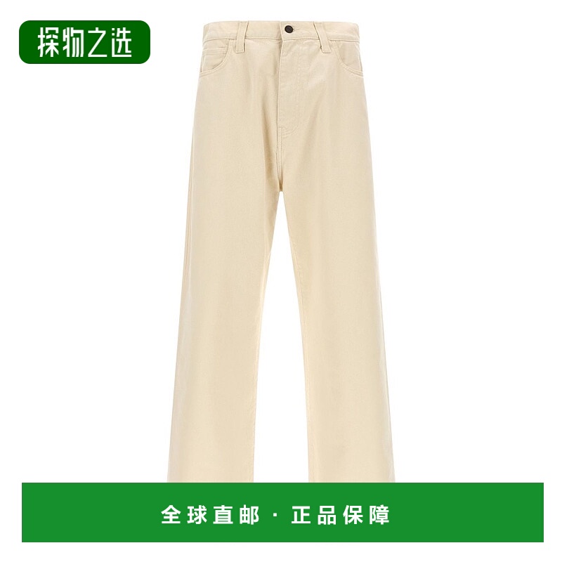 香港直邮CARHARTT WIP 男士 MAIN 米白色牛仔裤 I0337561NG02