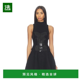 1h可退 香港直邮Fleur Du Mal 女士 层叠感束腰上衣 TP0706