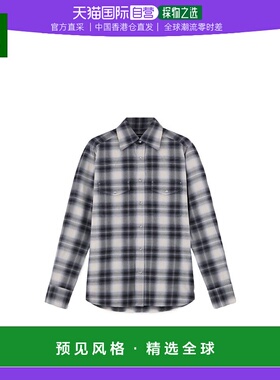 香港直邮Tom Ford 格纹长袖衬衫 4FT57094USMI汤姆汤姆福特