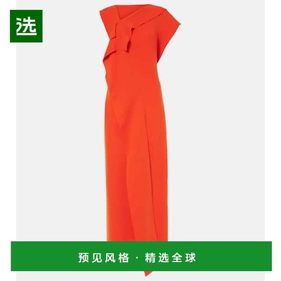 1h可退 香港直邮Plan C 女士 不对称长款连衣裙 red红色 舒适时尚