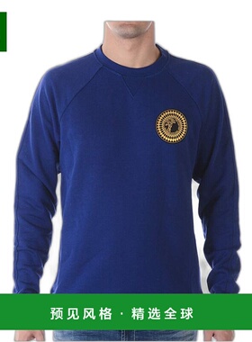 香港直邮Versace 印花卫衣 V800687SVJ00358BLU范思哲长袖