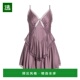 连衣裙 1h可退 purple紫色 女士 短款 香港直邮Elisabetta Franchi