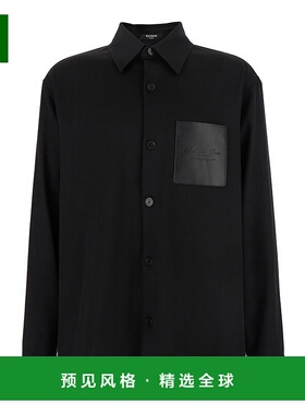 1h可退 香港直邮Balmain 巴尔曼 男士 长袖衬衫 EH1HS391WB01羊毛