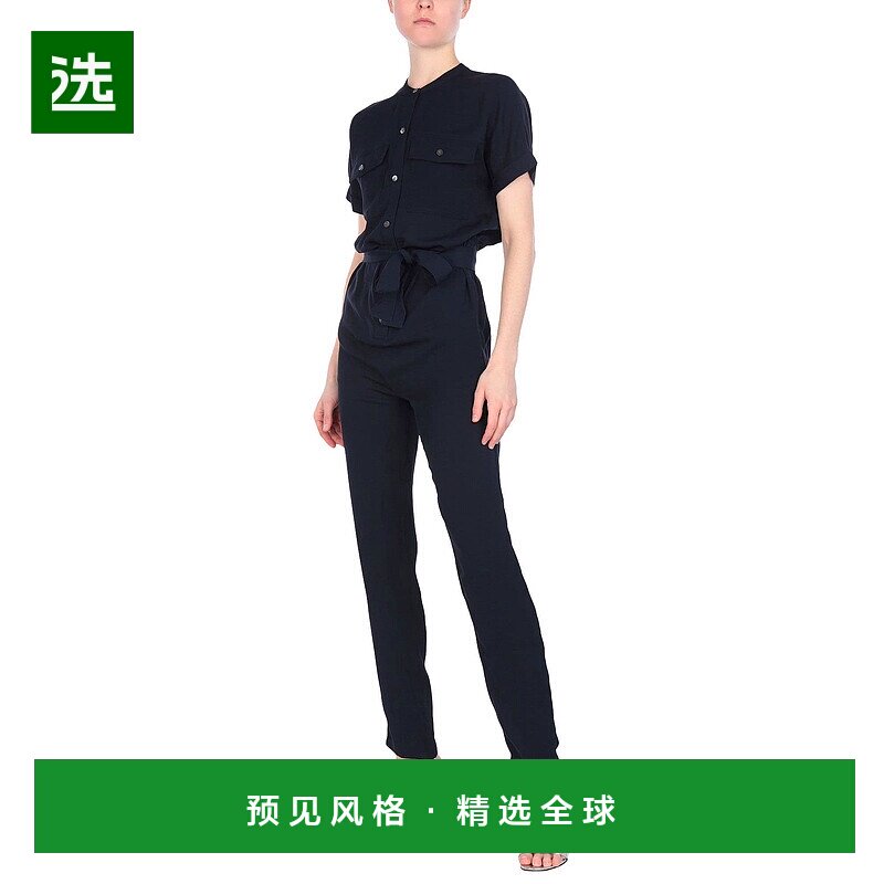 1h可退 香港直邮THEORY 希尔瑞 女士 连身裤 blue蓝色 舒适时尚