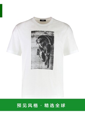 香港直邮versace 范思哲 男士 圖案印花圓領 T 卹 10133021A15085