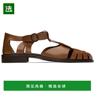 1h可退 香港直邮Hereu 男士 棕色 Pesca Veg-Tan 凉鞋 PEVTMF皮鞋