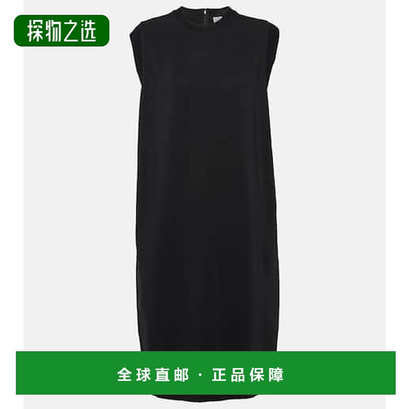 香港直邮TOTÊME 女士 卡迪中长直筒连衣裙 black黑色 舒适时尚