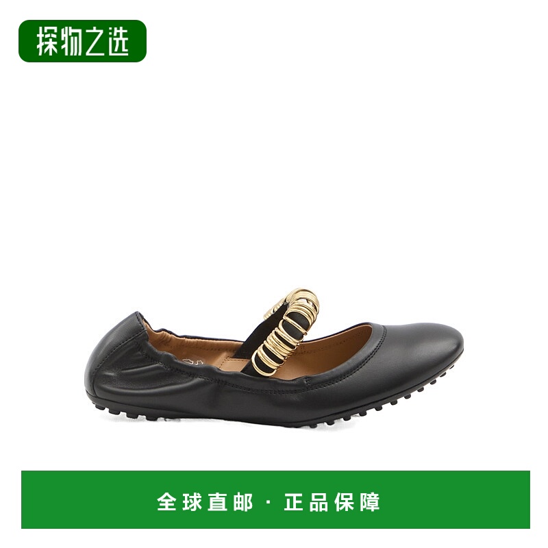 香港直邮Tod's 圈环细节平底鞋 XXW0HI0JJ10U1O