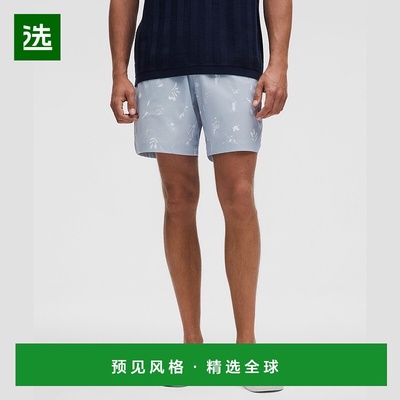 1h可退 欧洲直邮LULULEMON露露乐檬 WovenAir™弹力腰围18厘米短裤