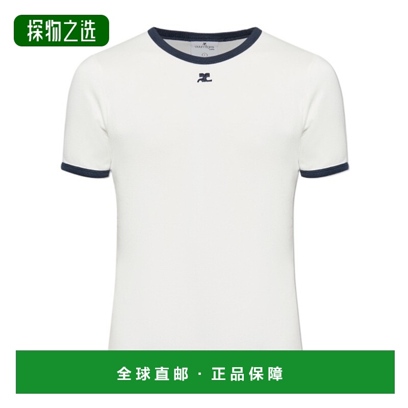 香港直邮Courreges 短袖T恤 125JTS020JS0203潮流穿搭时尚高级感