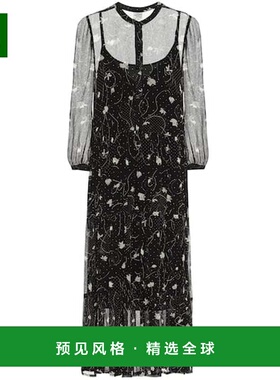 1h可退 香港直邮Baum Und Pferdgarten 女士 Aia 花朵中长连衣裙