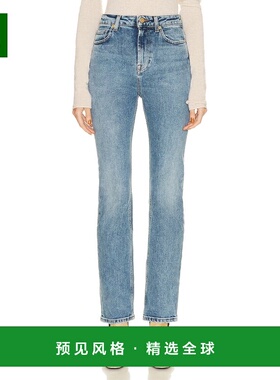 1h可退 香港直邮TOVE 女士 Marlo 直筒牛仔裤 TVM003MID blue蓝色
