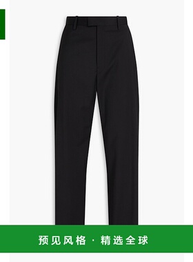 香港直邮Sandro 男士 羊毛混纺长裤 SHPPA01577NOIR休闲裤直筒裤