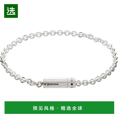 1h可退 香港直邮Le Gramme 男士 Cable le 11g 手链 carpo1711sil