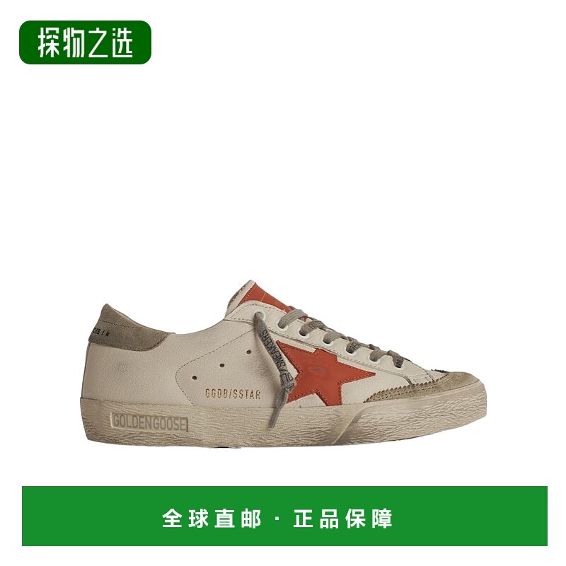 香港直邮Golden Goose Deluxe Brand 圆头低帮休闲鞋 GMF00825.F0