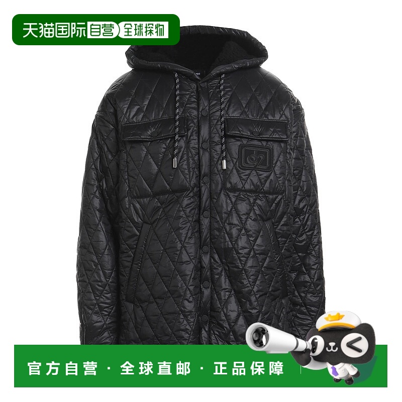 1h可退 香港直邮Dsquared2 二次方 男士 夹克 black黑色 舒适时尚