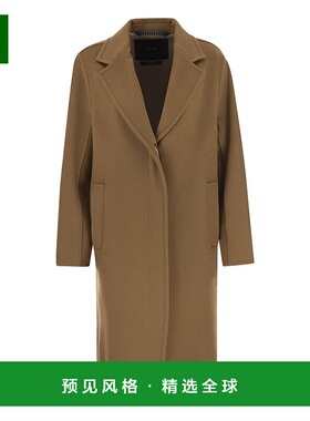 香港直邮MaxMara 麦斯玛拉 女士 ARDENNE 男士风格羊绒大衣 25210