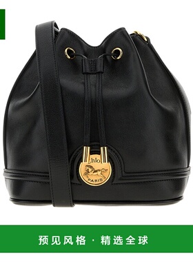 香港直邮Chloe 徽标水桶包 CH25AS792O37蔻依手提包单肩包