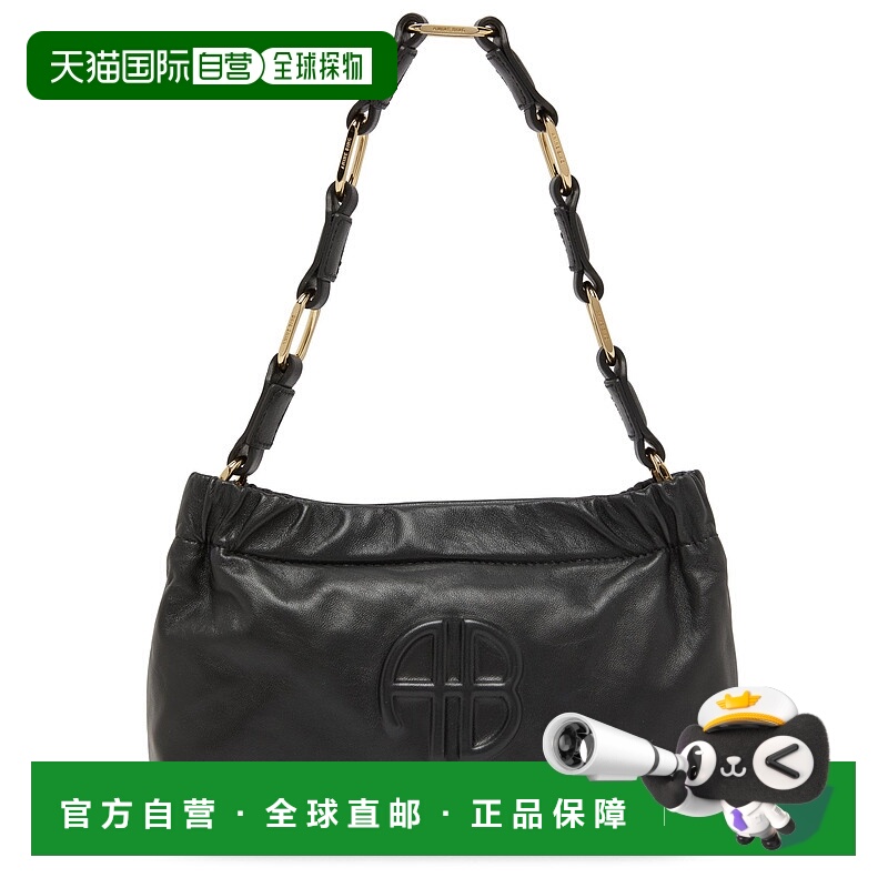 1h可退 香港直邮ANINE BING 女士 Kate 小号单肩包 black黑色 舒