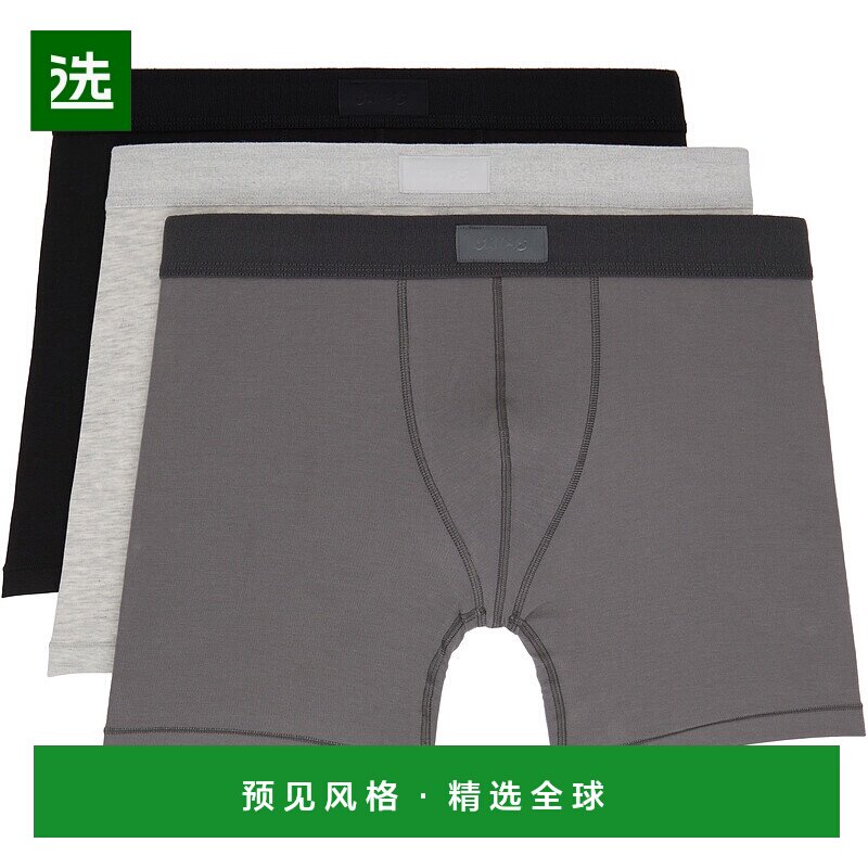 1h可退 香港直邮SKIMS 男士 三件装多色 Cotton 5