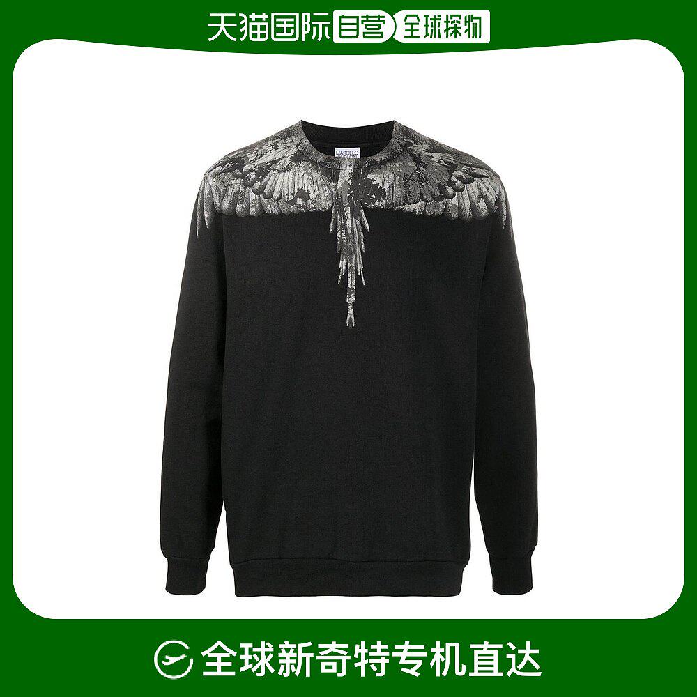 香港直邮marcelo burlon 翅膀印花卫衣 cmba009e20fle002长袖