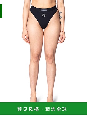 香港直邮Marine Serre 月亮标志弹力平纹针织高腰内裤 WUW045ACJE