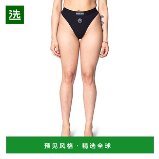 香港直邮Marine Serre 月亮标志弹力平纹针织高腰内裤 WUW045ACJE