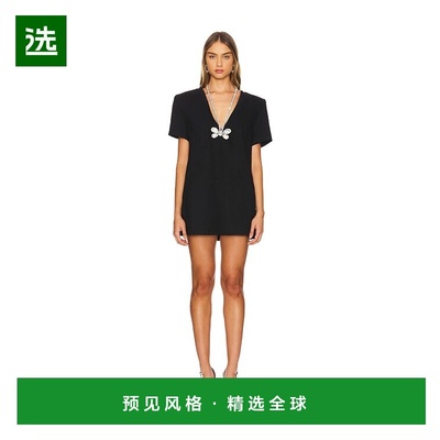 1h可退 香港直邮AREA 女士 蝴蝶斑纹T恤式连衣裙 PF24AWDR0067FA0