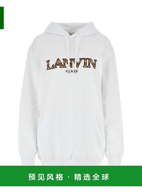 1h可退 香港直邮Lanvin 朗雯 女士 白色棉质运动衫 RWHO0019J209A