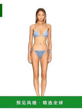 1h可退 香港直邮ZIMMERMANN 女士 Tallow 牛仔比基尼 2509WRS253