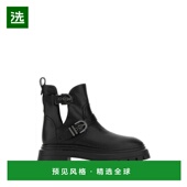 黑色 香港直邮STUART Leathe SF018BLK AW2023 WEITZMAN 女士靴子