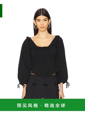 1h可退 香港直邮for love lemons 女士 Harlow 上衣 CT2215HO24BL