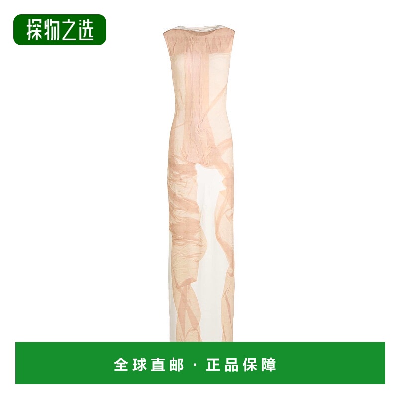 香港直邮Acne Studios 艾克妮 女士 长款连衣裙 beige米色 舒适时