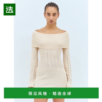 1h可退 香港直邮AYA MUSE 女士 Deva 针织连衣裙 AMPF2417PEARL