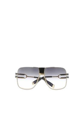 香港直邮Balmain 灰色渐变镜片徽标太阳镜 BPS103A60