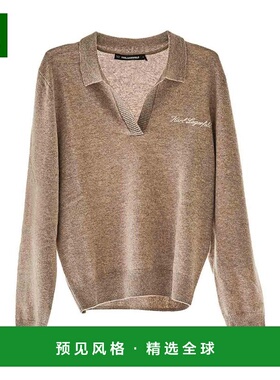 香港直邮KARL LAGERFELD 女士针织衫 246W2180766 CO 浅棕色 Hote