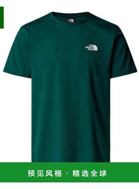 香港直邮THE NORTH FACE 男士T恤 NF0A87NG1KI AW2025 绿色