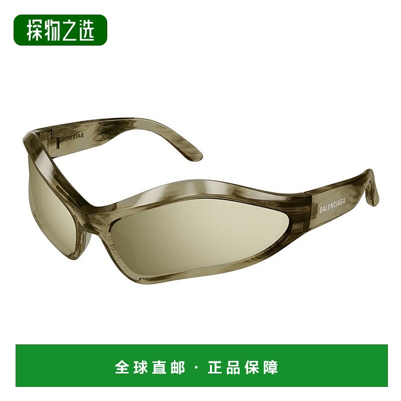 1h可退 香港直邮Balenciaga 巴黎世家 男士 几何太阳镜 BB0314S