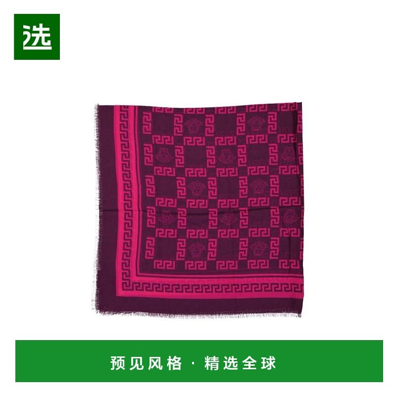 香港直邮VERSACE 女士围巾 L80MME04840004PURPLE AW2025,服饰配件/皮带/帽子/围巾,围巾/丝巾/披肩,淘宝优惠券,粉丝福利购,淘宝优惠卷