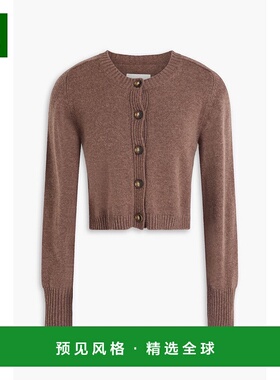 1h可退 香港直邮LOULOU STUDIO 女士 Zephir 短款羊绒针织开衫 ZE