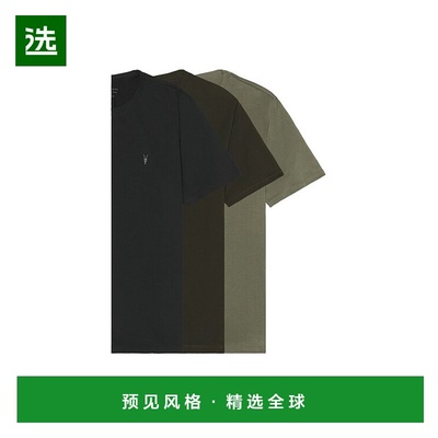 1h可退 香港直邮Allsaints 男士 Brace 水手领T恤(三件套) M031JB